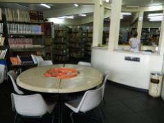 Interior da Biblioteca Municipal de Barra Bonita. Foto: Ana Raquel Mangili
